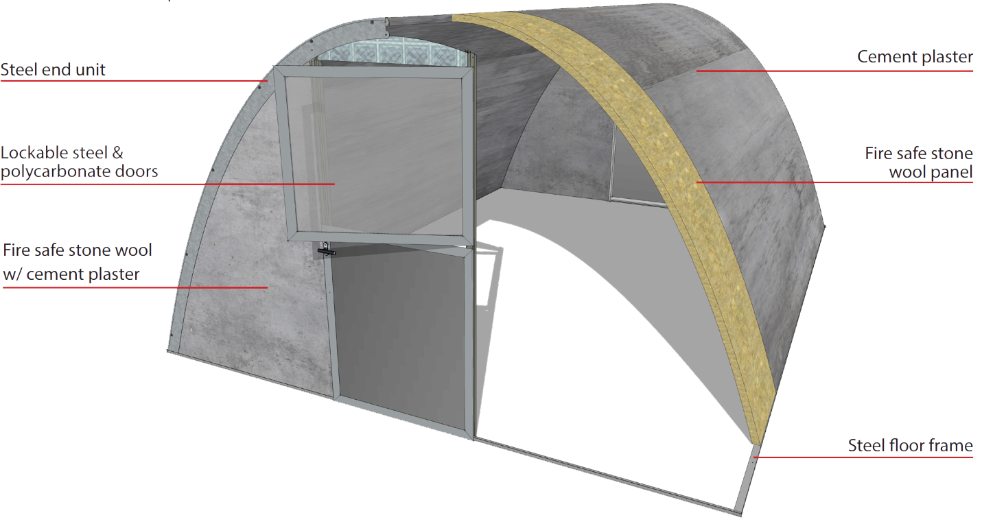 Technical drawing of Lifeshelter Family